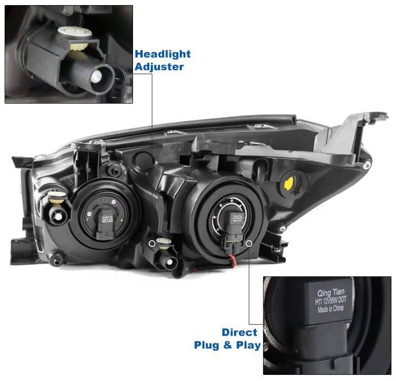 Chrome Projector Headlights with 6