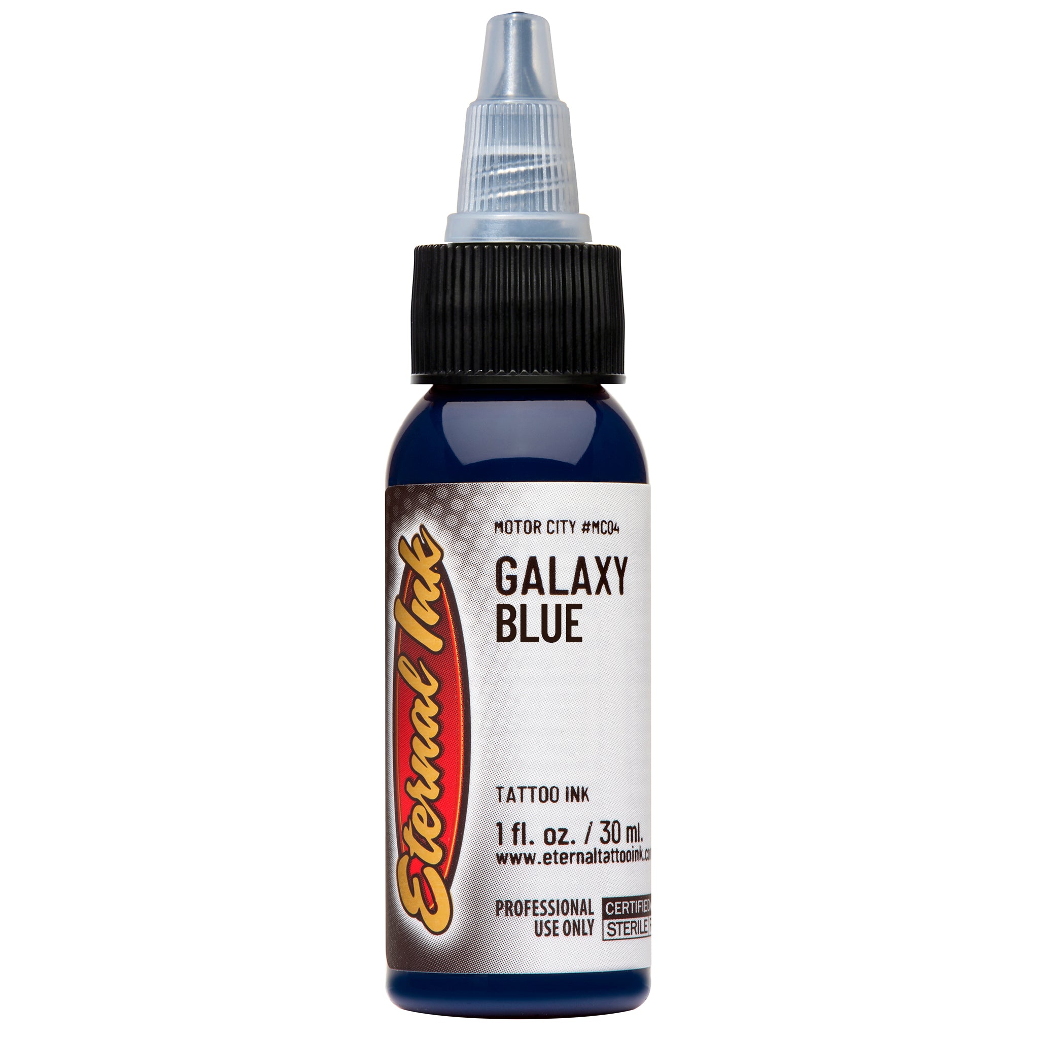 Eternal Motor City Galaxy Blue Fountain Pen Ink 1oz (33ml) - Premium Waterproof Ink for Calligraphy, Writing & Art - Perfect for Journals, Letters & Creative Projects