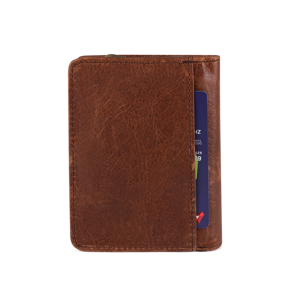 RFID Blocking Bifold Wallet for Men - Slim Leather Credit Card Holder with Money Clip - Perfect for Travel, Business & Everyday Use