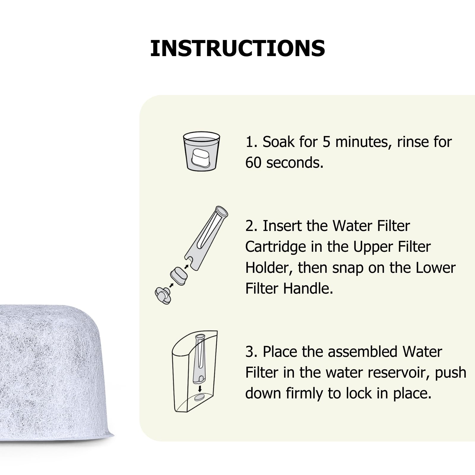 Fanativita 12-Pack Keurig Water Filter Replacement Cartridges - Compatible with All Keurig Coffee Makers (2-Year Supply) | Perfect for Home, Office & Commercial Use | Improves Coffee Taste & Machine Performance