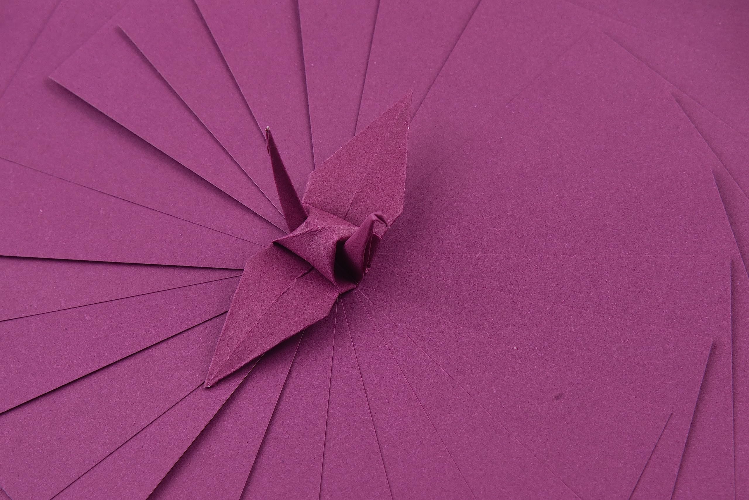 100 Sheets Double-Sided Origami Paper 6x6 Inches - Vibrant Colors for Origami Cranes, Scrapbooking & DIY Crafts | Premium Lightweight Cardstock (Burgundy) - Perfect for Kids, Classroom & Creative Projects