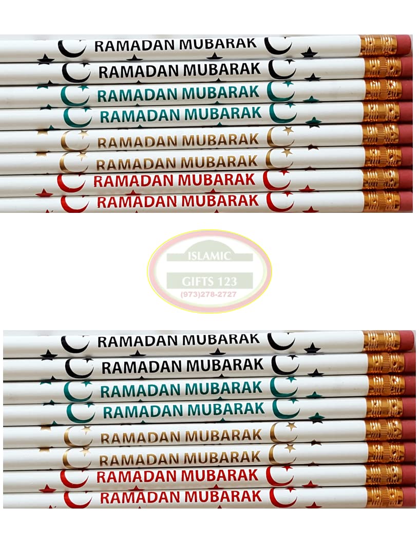 Ramadan Pencils 24 Pack - Eid Gifts for Kids & Party Favors
