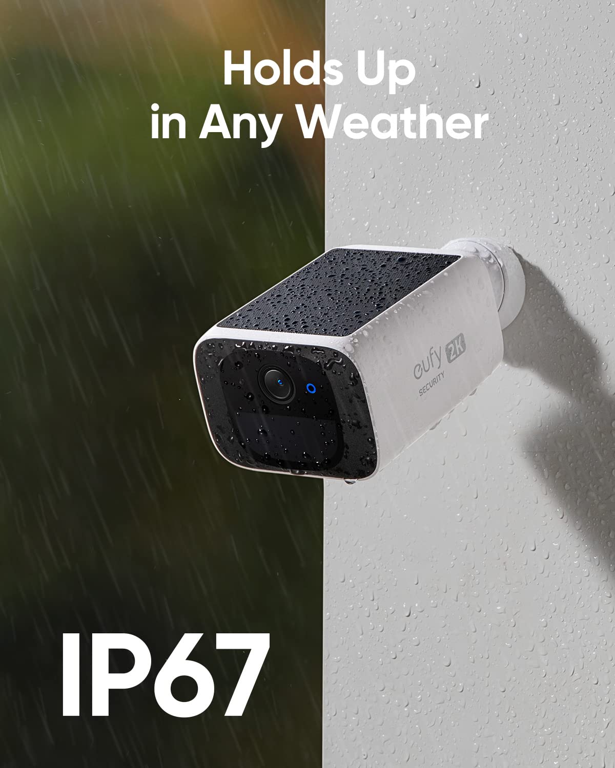 eufy Security S220 SoloCam 2-Cam Pack - Wireless Outdoor Solar Security Camera System with 2K Resolution, No Monthly Fees, 2.4GHz Wi-Fi & HomeBase 3 Compatibility | Always Powered Weatherproof Surveillance for Home, Garage & Backyard Security