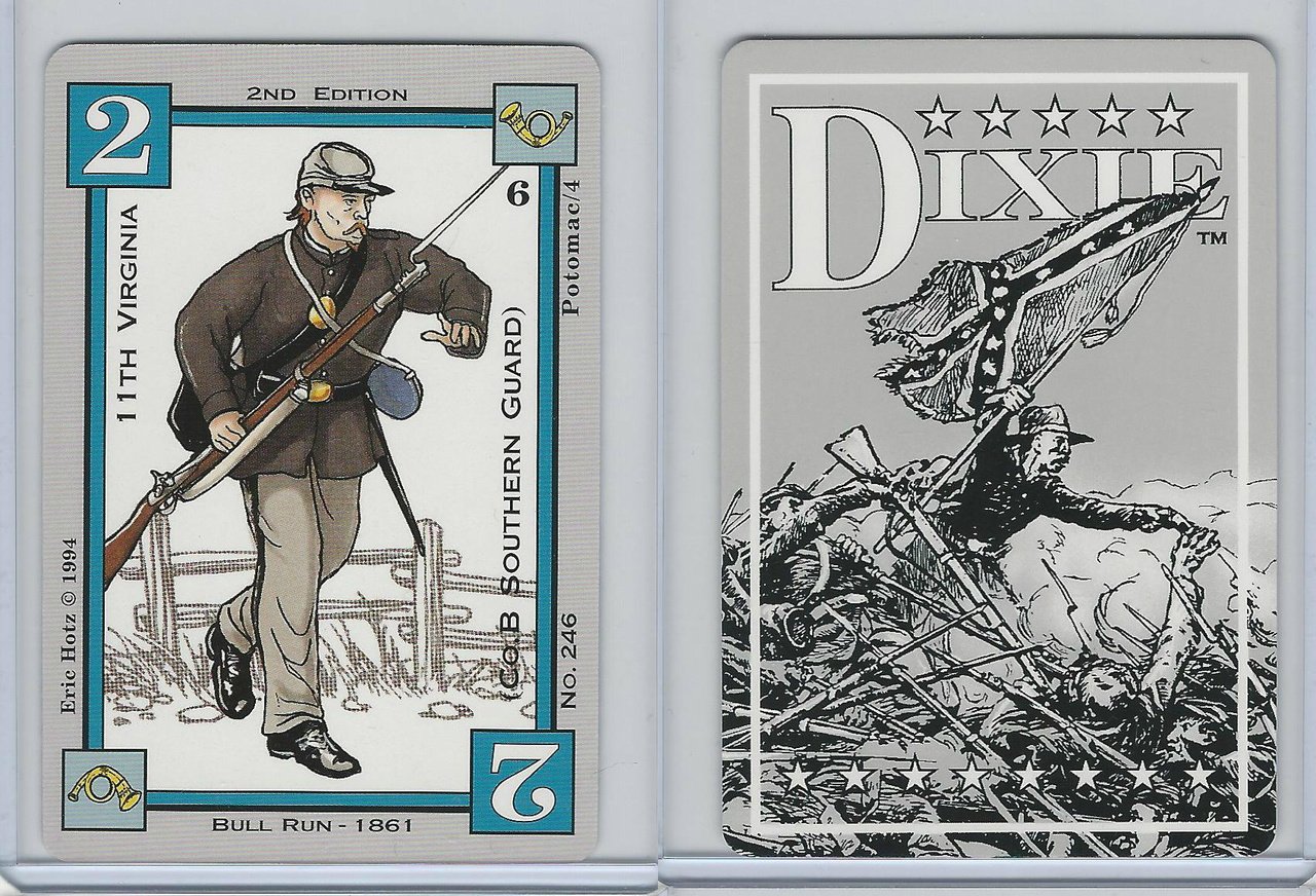 1994 Columbia Games Dixie Civil War Board Game - 246 11th Virginia Regiment Edition | Strategy War Game for History Buffs & Collectors | Perfect for Game Nights & Civil War Reenactments