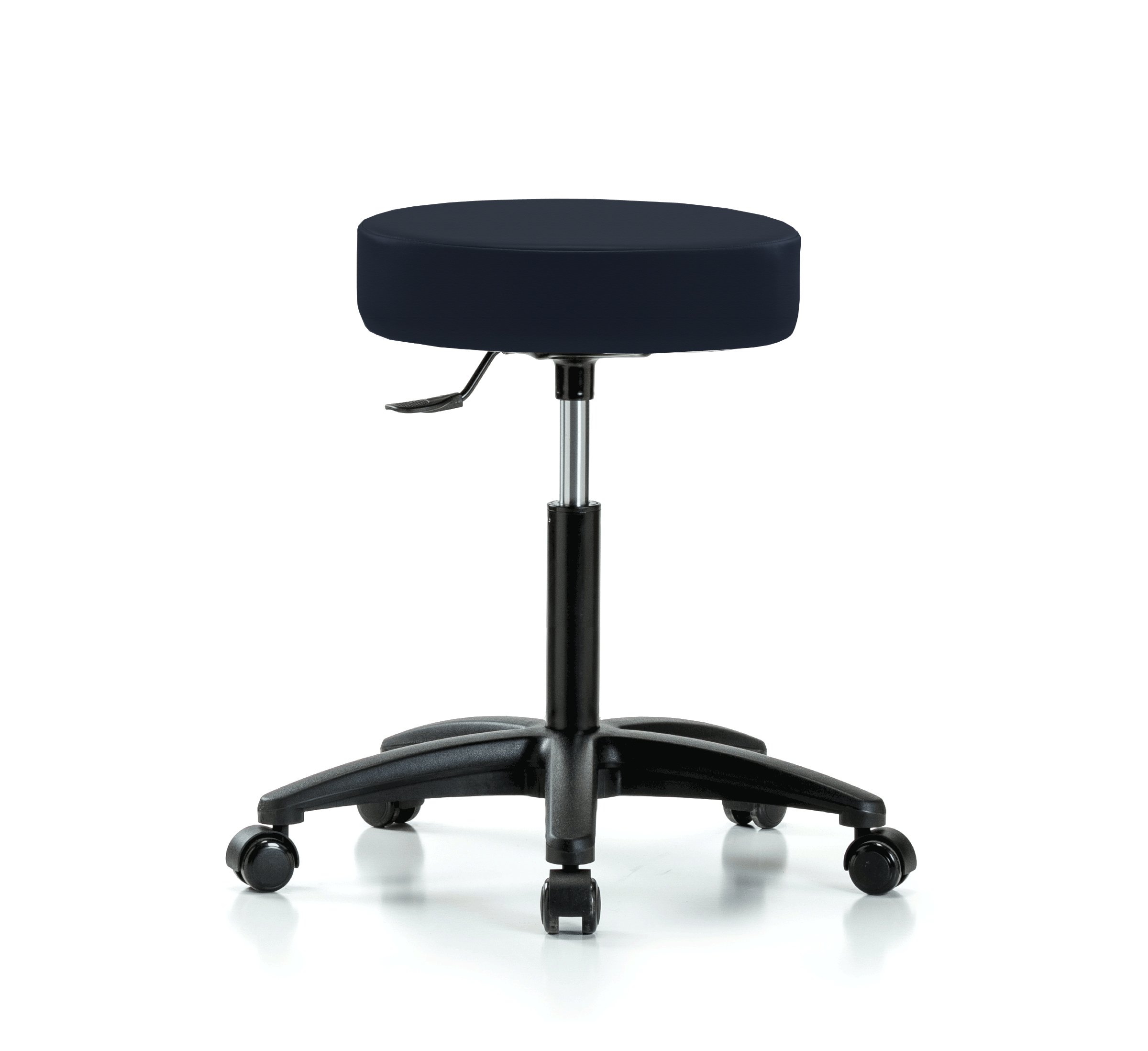 **Adjustable Swivel Stool with Rolling Perch Seat - Height Adjustable for Workbench, Hardwood & Tile Floors - Imperial Fabric - Perfect for Office, Kitchen, or Workshop Use**