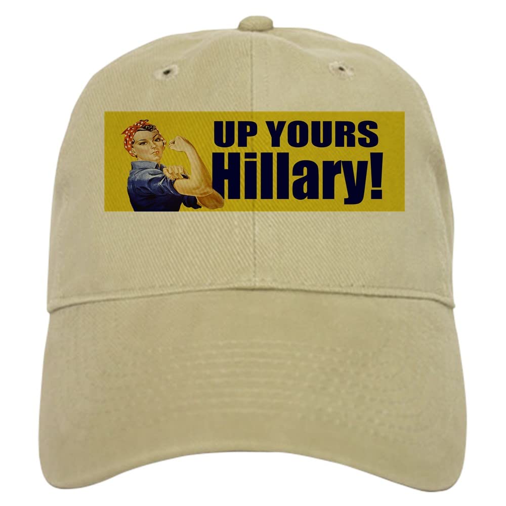 Up Yours Hillary Baseball Cap - Funny Political Hat for Protests & Gifts