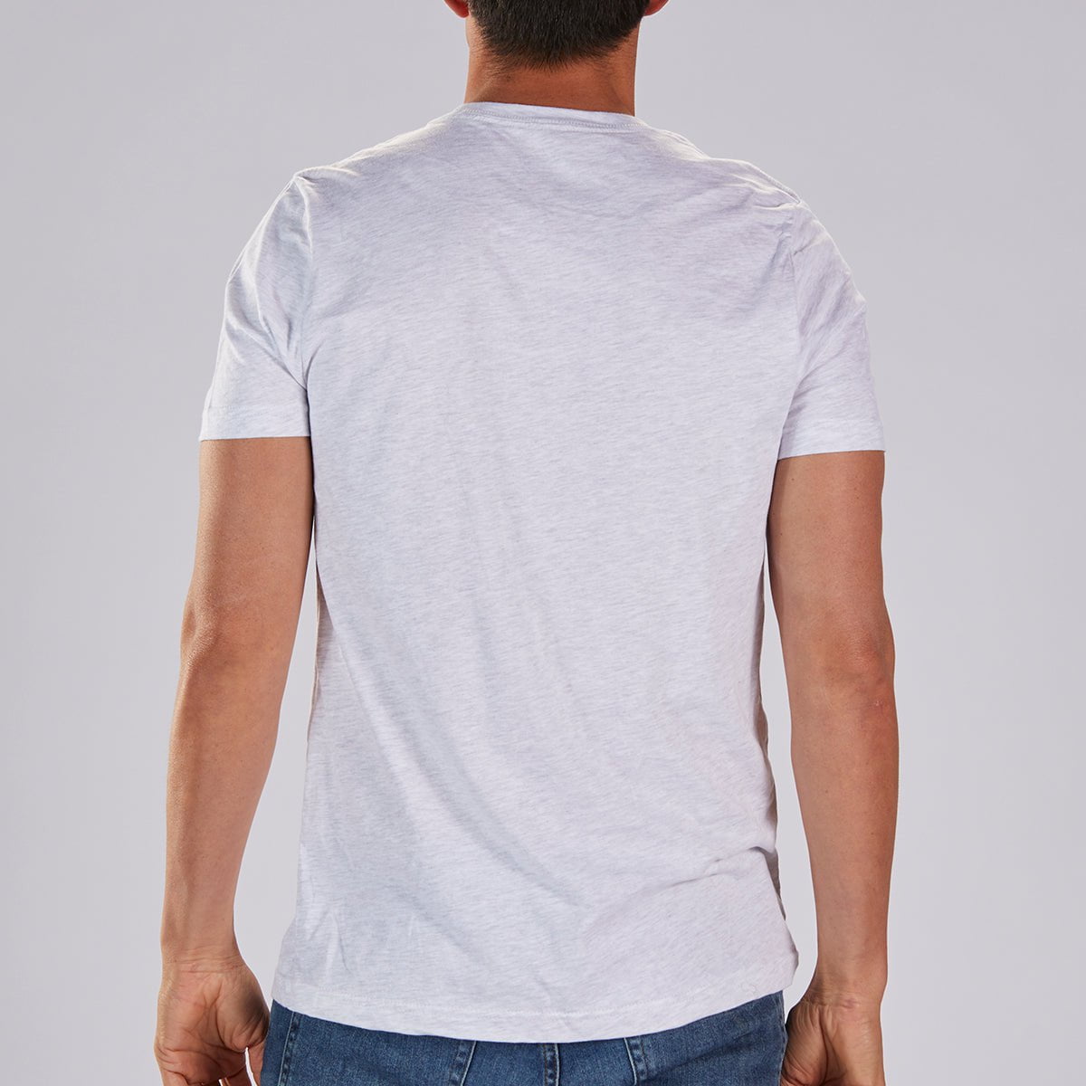Men's Limited Edition Cotton T-Shirt - Ash Grey - Squadra California | Soft & Breathable Casual Wear for Everyday Comfort