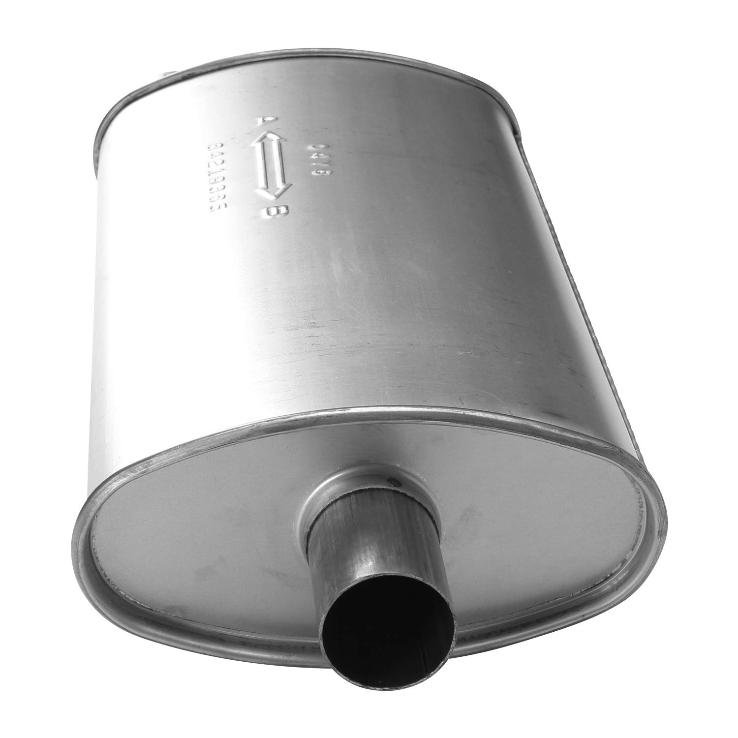 AP Exhaust Products 2946 Performance Muffler - Universal Fit for Cars, Trucks & SUVs - Reduces Noise & Improves Engine Sound - Ideal for Daily Driving, Racing & Off-Road Adventures