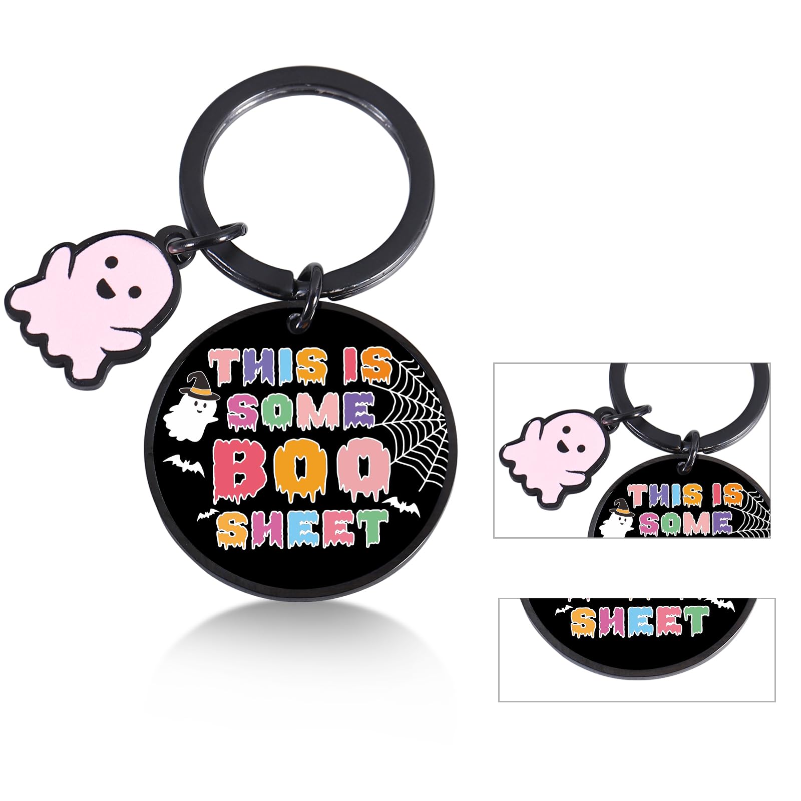 Valentine's Day Gifts for Her - Cute Ghost Keychain & Unique Spooky Gifts for Girlfriend, Women & College Girls | Scream Merch, Ghost Stuff & Birthday Presents | Perfect for Halloween, Dorm Decor & Friend Gifts