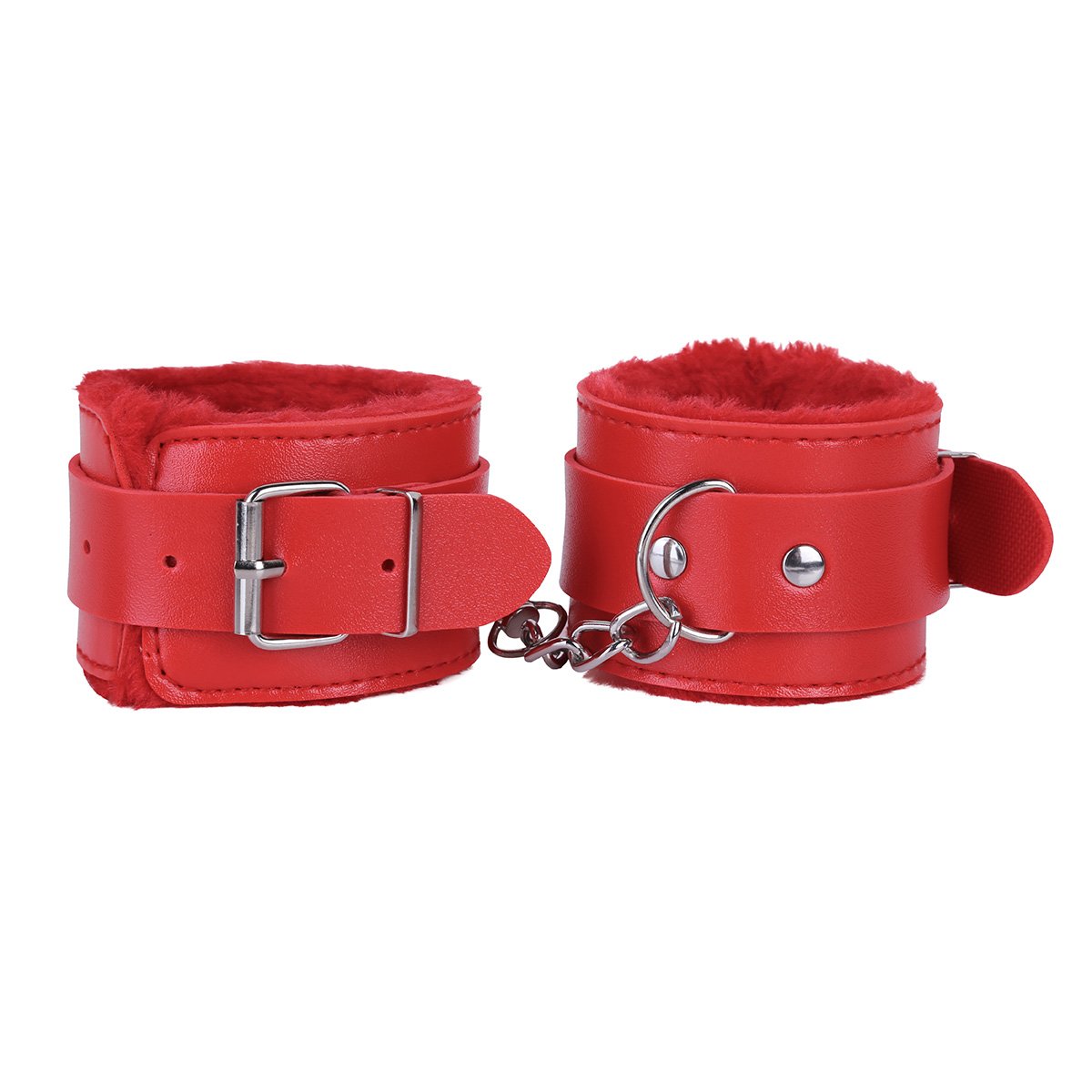 Adjustable PU Leather Wrist & Ankle Cuffs - Unisex Restraints for Play