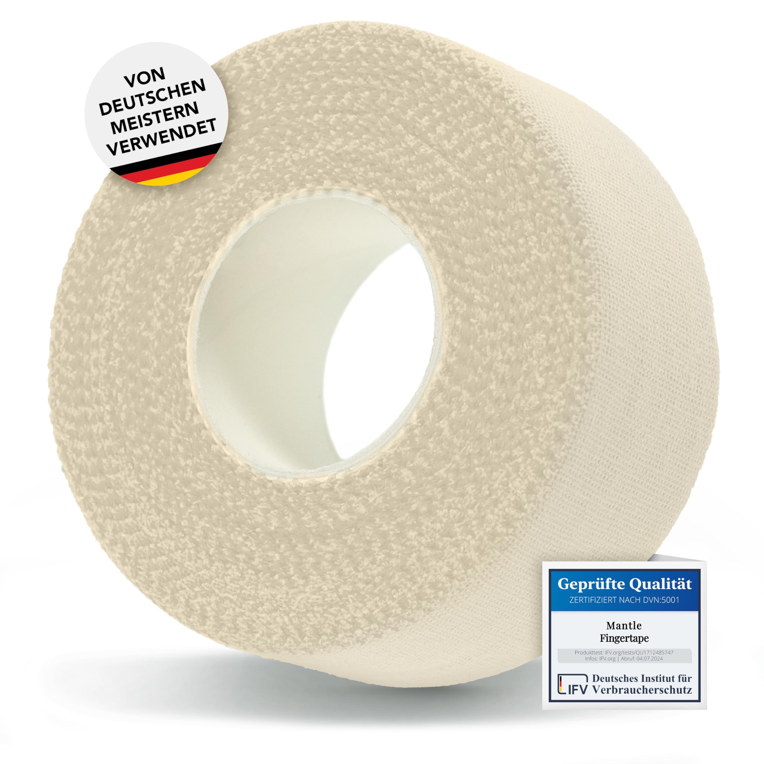 Mantle Climbing Tape - White Medium (M) 2002 - Durable Rock Climbing Accessory for Hand Protection & Grip Support - Perfect for Bouldering, Mountaineering & Gym Training