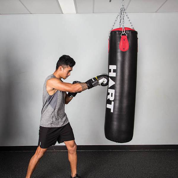 HART Heavy Duty Straight Punching Bag for Boxing, MMA & Kickboxing Training - Perfect for Home Gym, Martial Arts & Fitness Workouts