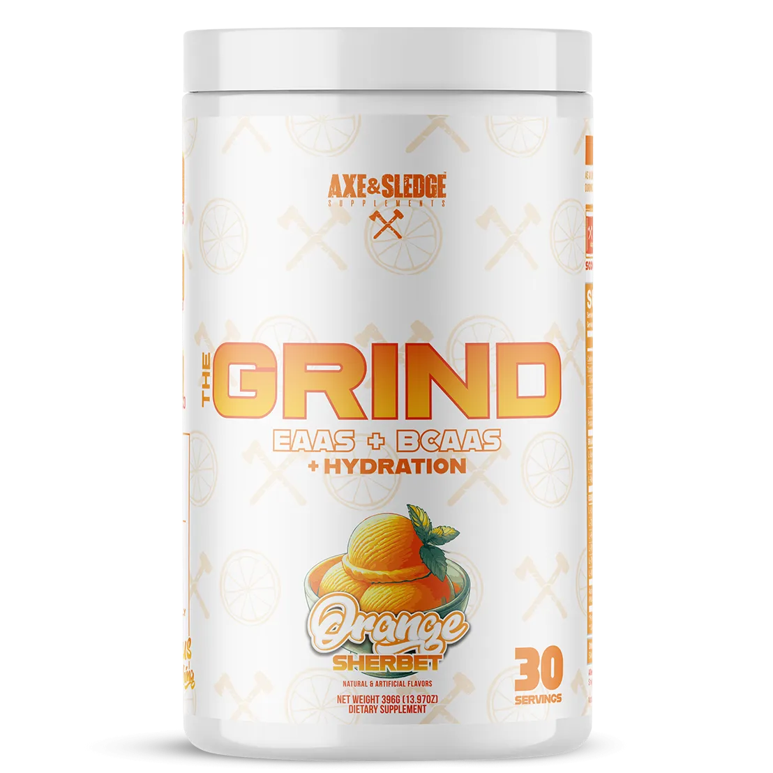 Axe & Sledge The Grind - Premium Workout Supplement for Muscle Growth & Recovery - Perfect for Gym, Bodybuilding & Fitness Training