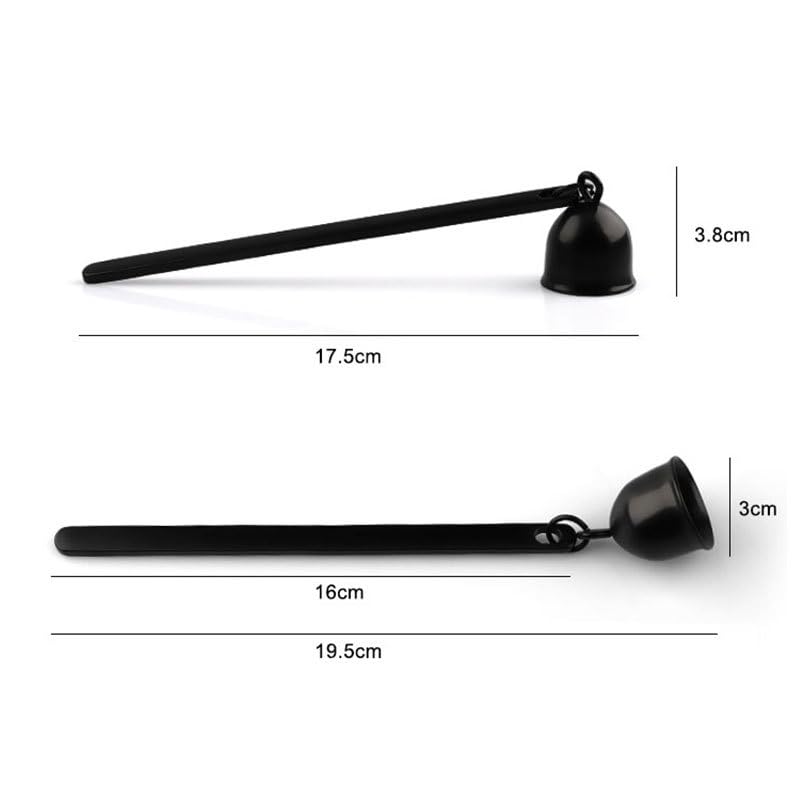 Premium Stainless Steel Bell-Shaped Candle Snuffer - 1-Pack Wick Flame Extinguisher Tool for Candle Lovers (Red Bronze) | Perfect for Home Decor, Spa Relaxation & Romantic Dinner Accessories