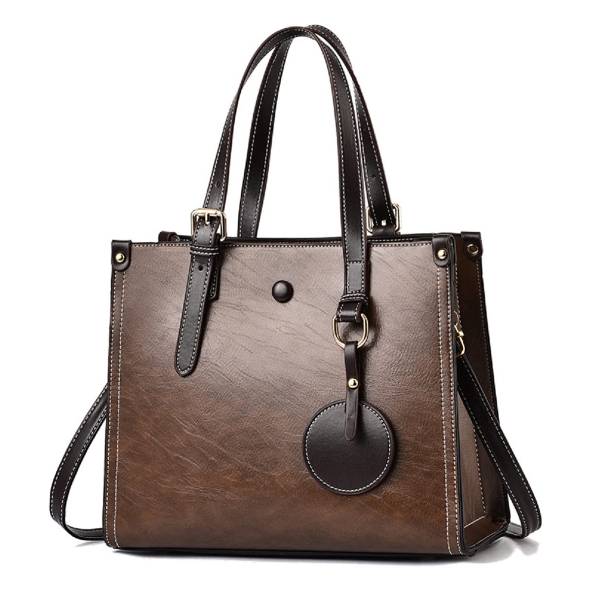 FORTEXO Women's Fashion Handbag - PU Leather Tote, Shoulder Bag & Wallet Set, Elegant Top Handle Satchel Purse for Work, Travel & Daily Use