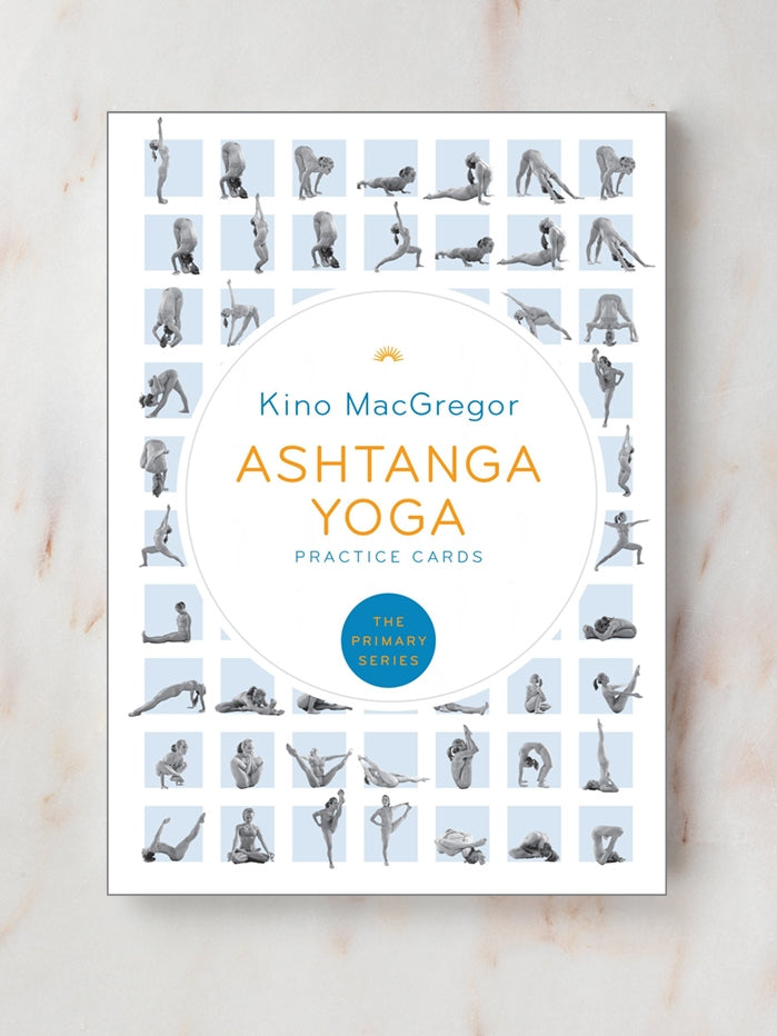 Ashtanga Yoga Practice Cards - 50 Illustrated Poses for Home & Studio Workouts - Perfect for Beginners & Advanced Yogis