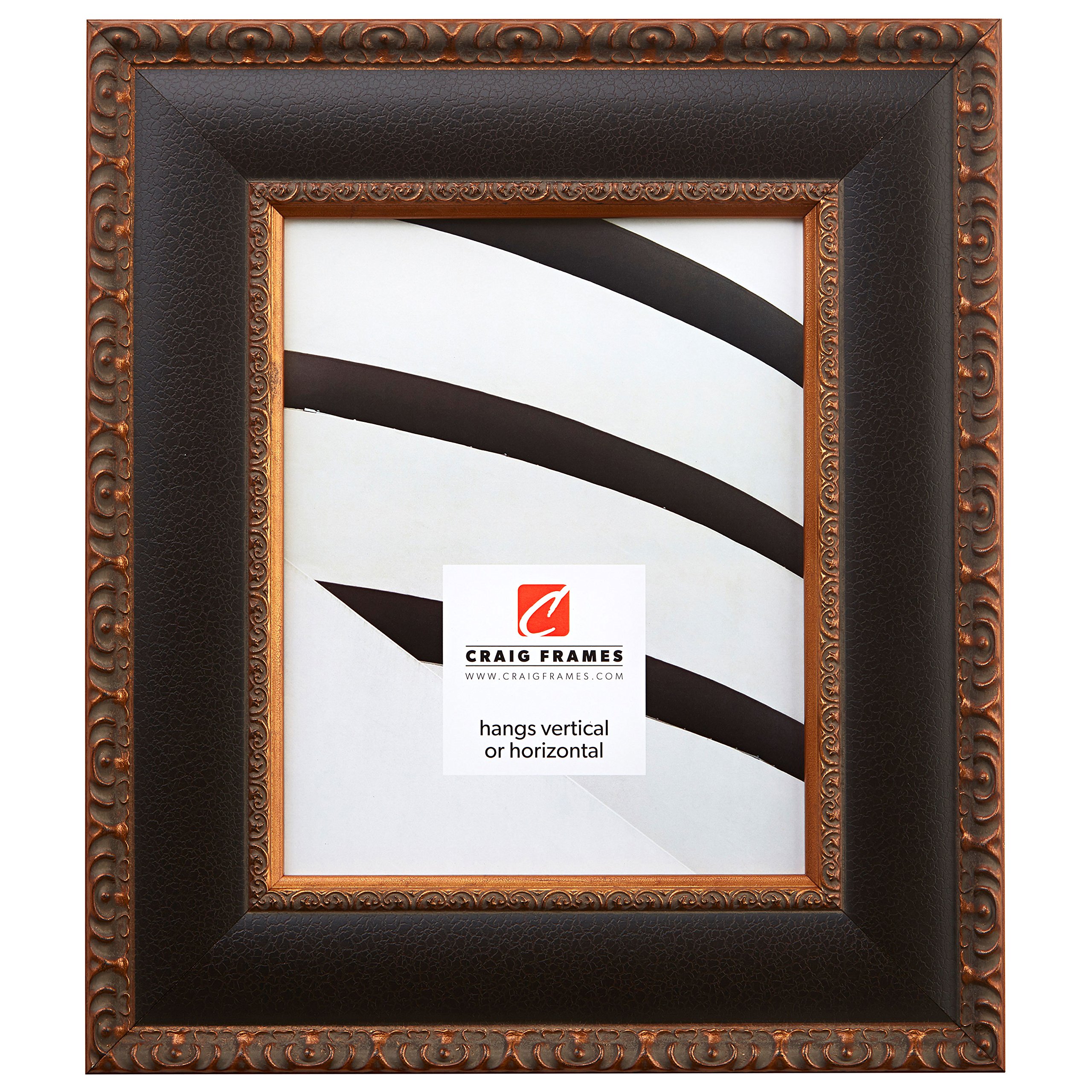 Craig Frames Galerie - Antique Gold & Black 24x36 Inch Picture Frame for Wall Art, Photos & Posters - Perfect for Living Room, Bedroom & Office Decor