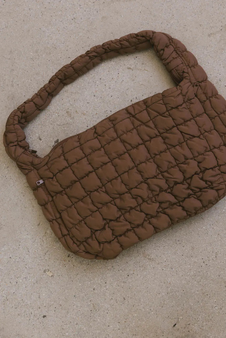 Nora Quilted Tote Bag for Women - Stylish Brown Leather Shoulder Bag - Perfect for Work, Travel & Everyday Use