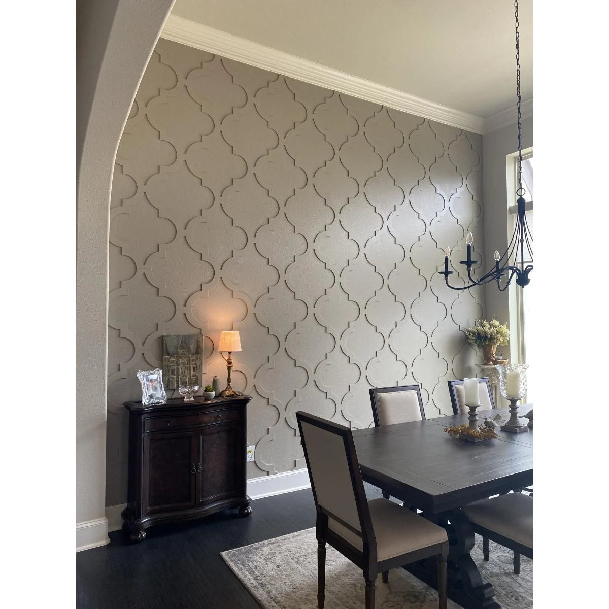 Handcrafted Marrakesh Style Decorative Fretwork Wall Panels - Moroccan Inspired Laser Cut Metal Wall Art for Living Room, Bedroom & Office Decor