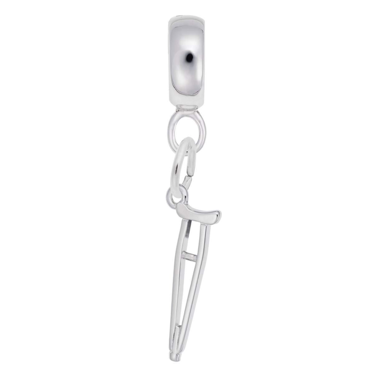 Crutch Charm Dangle Beads for Jewelry Making - DIY Bracelets & Necklaces Accessories - Perfect for Medical Awareness, Nurse Gifts & Fashion Statement