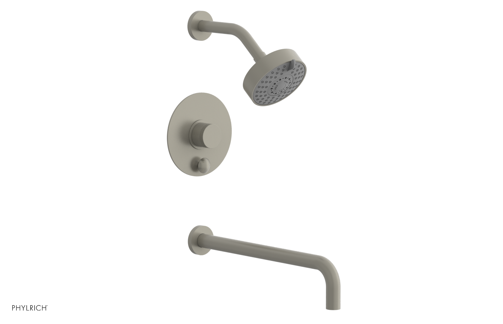 BASIC II 14 Pressure Balance Tub and Shower Faucet Set - 230 26 14 - Perfect for Bathroom Renovation and Modern Home Upgrades