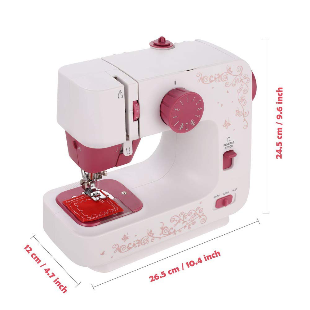 LadyQ 2020 Electric Mini Handheld Sewing Machine - Portable Stitch Tool for Quick Clothing Repairs, DIY Crafts & Home Use | Perfect for Emergency Fixes, Travel & Small Projects