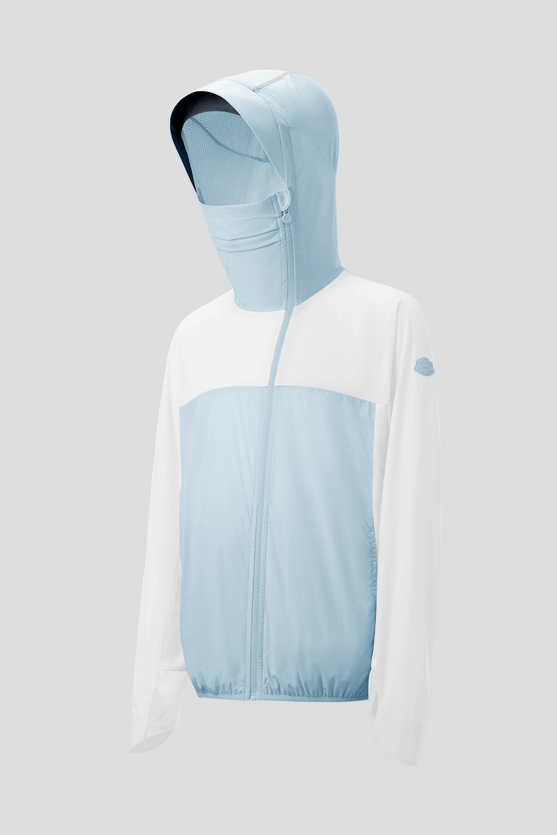 Misty Blue - White