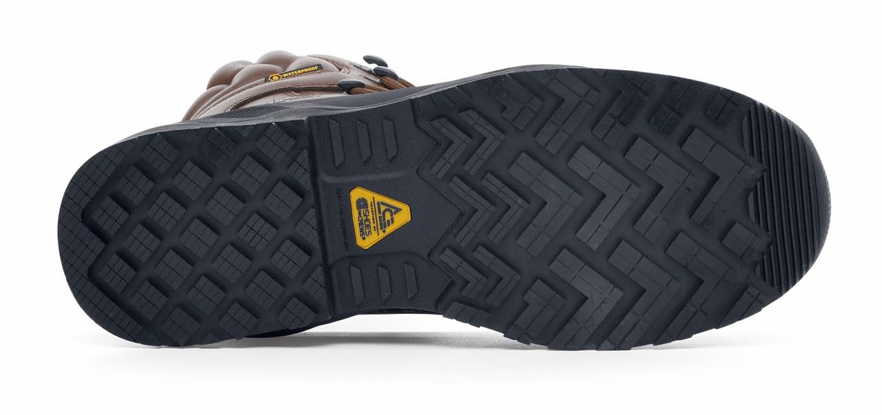 ACE Work Boots Mammoth IV - Men's & Women's Composite Toe Safety Shoes | Slip & Water Resistant | OSHA Approved Work Boots for Construction, Warehouse & Outdoor Jobs
