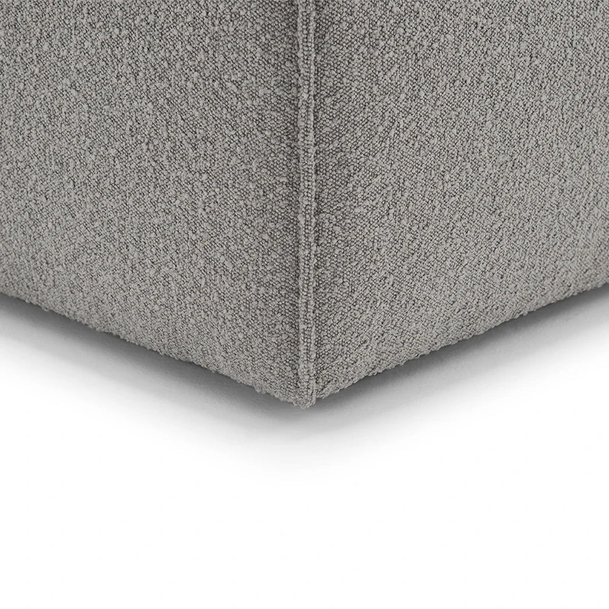 Dane Boucle Footrest - Soft & Stylish Ottoman for Home & Office - Perfect for Living Room, Bedroom, or Workspace Comfort