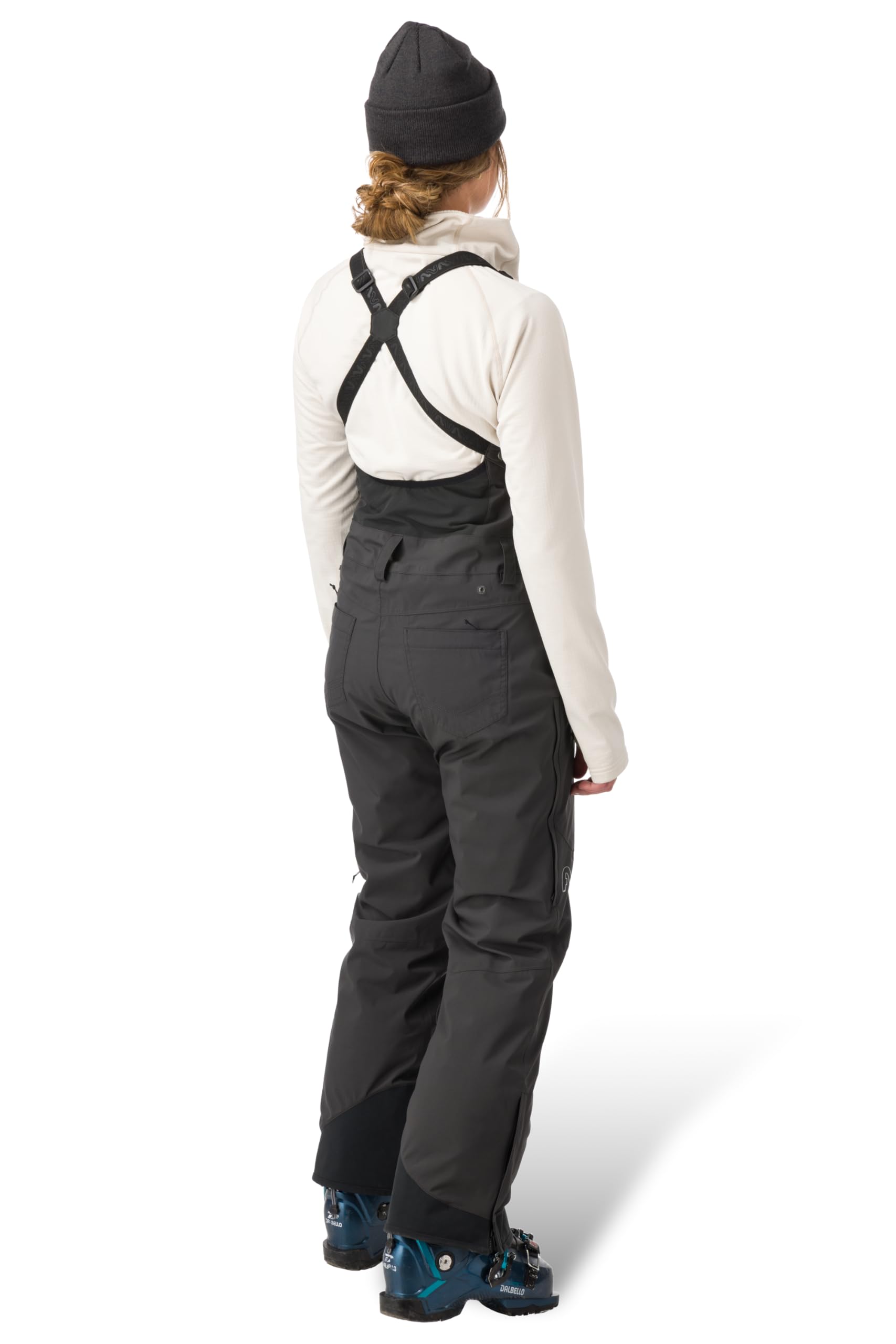 Flylow Women's Sphynx Bib Insulated Waterproof Ski Pants - Winter Snowboard Bib Overalls for Cold Weather & Mountain Adventures