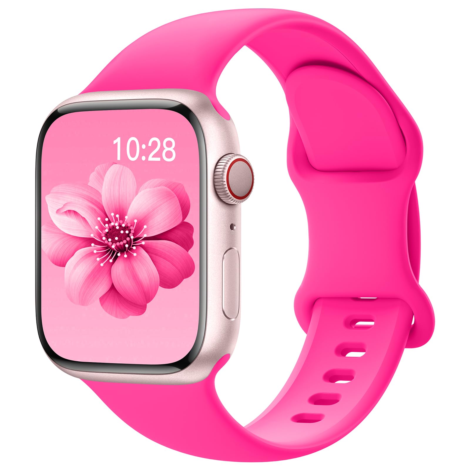 Yoohoo Sport Straps - Compatible with Apple Watch 38mm 40mm 41mm 42mm (Series 10/9/8/7/6/5/4/3/2/1/SE) - Soft Silicone Replacement Watch Band for Women & Men - Perfect for Running, Gym & Outdoor Activities