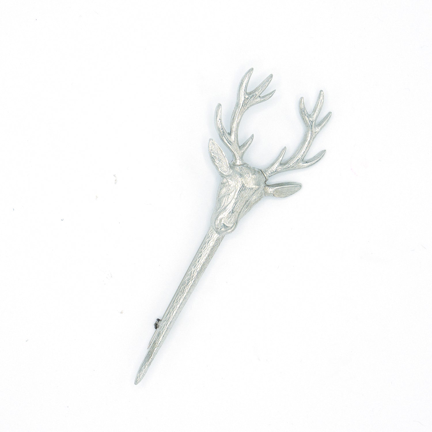 Stag Kilt Pin - Handcrafted Art Pewter 95 - Perfect for Scottish Highland Dress, Traditional Costume & Celtic Fashion Accessories