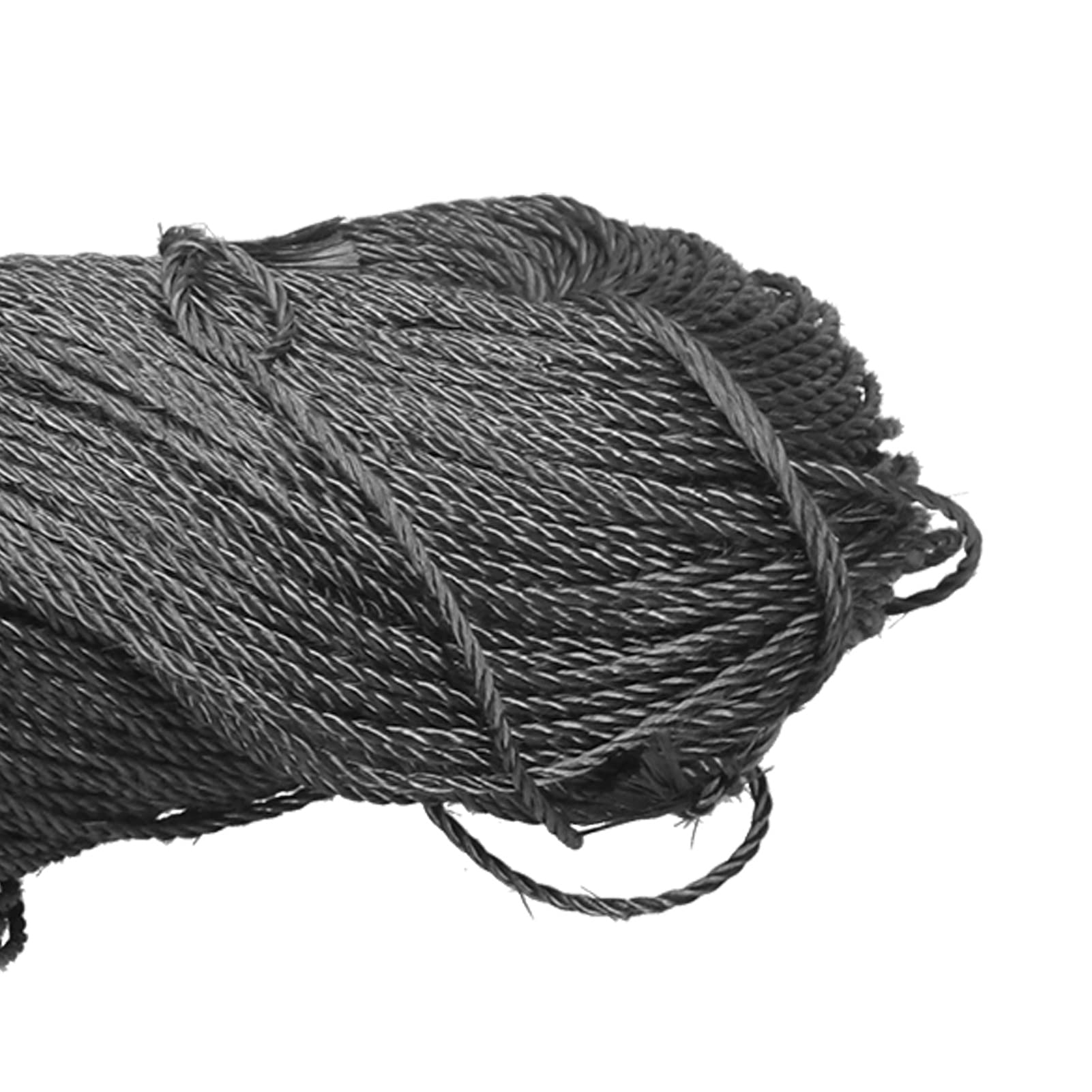 1kg High Strength Carbon Fiber Rope - Flexible 5mm Graphite Rope for Negative Ion Conductive Electrodes, High Temperature Sewing & DIY Projects | Perfect for Electrical Conductivity, Crafting & Industrial Applications