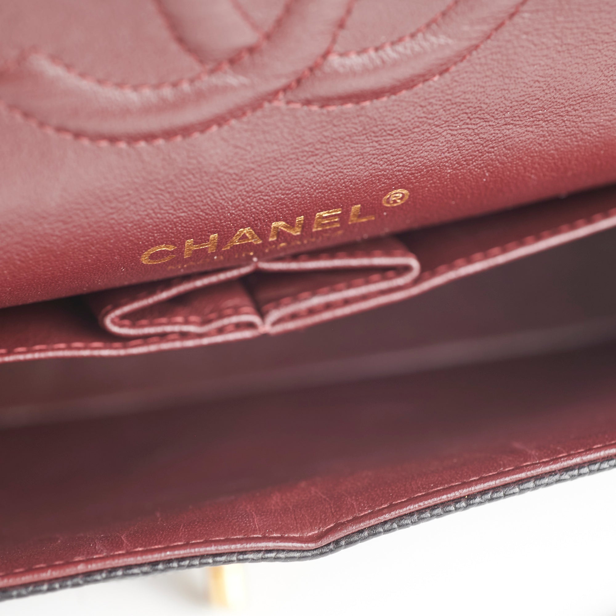 Chanel Classic Double Flap Bag Medium/Large Size in Black Caviar Leather - Perfect for Work, Evening Events & Luxury Fashion Accessories