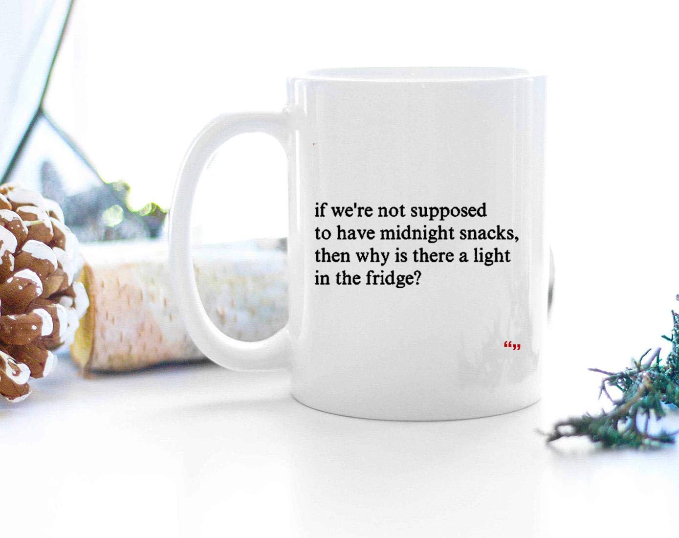 Funny Sarcasm Coffee Mugs - Hilarious Gag Gifts for Office & Home Use | Perfect for Midnight Snacks, Fridge Humor & Coffee Lovers