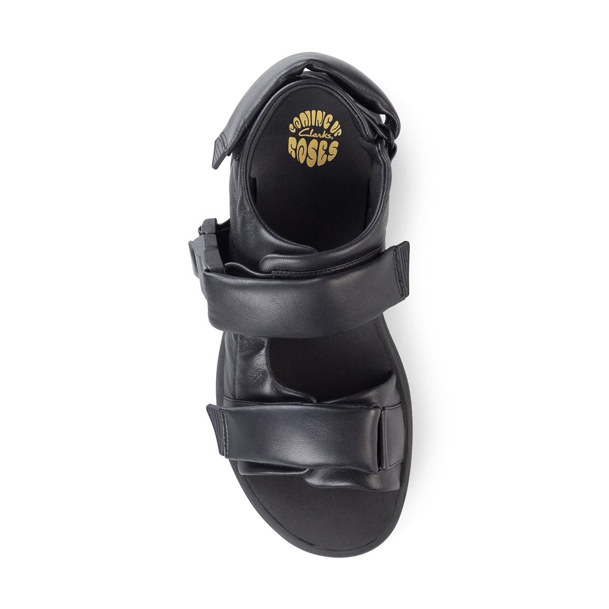Martine Rose Black Leather Sandals for Women - Comfortable & Stylish Summer Footwear for Beach, Travel, and Casual Outings