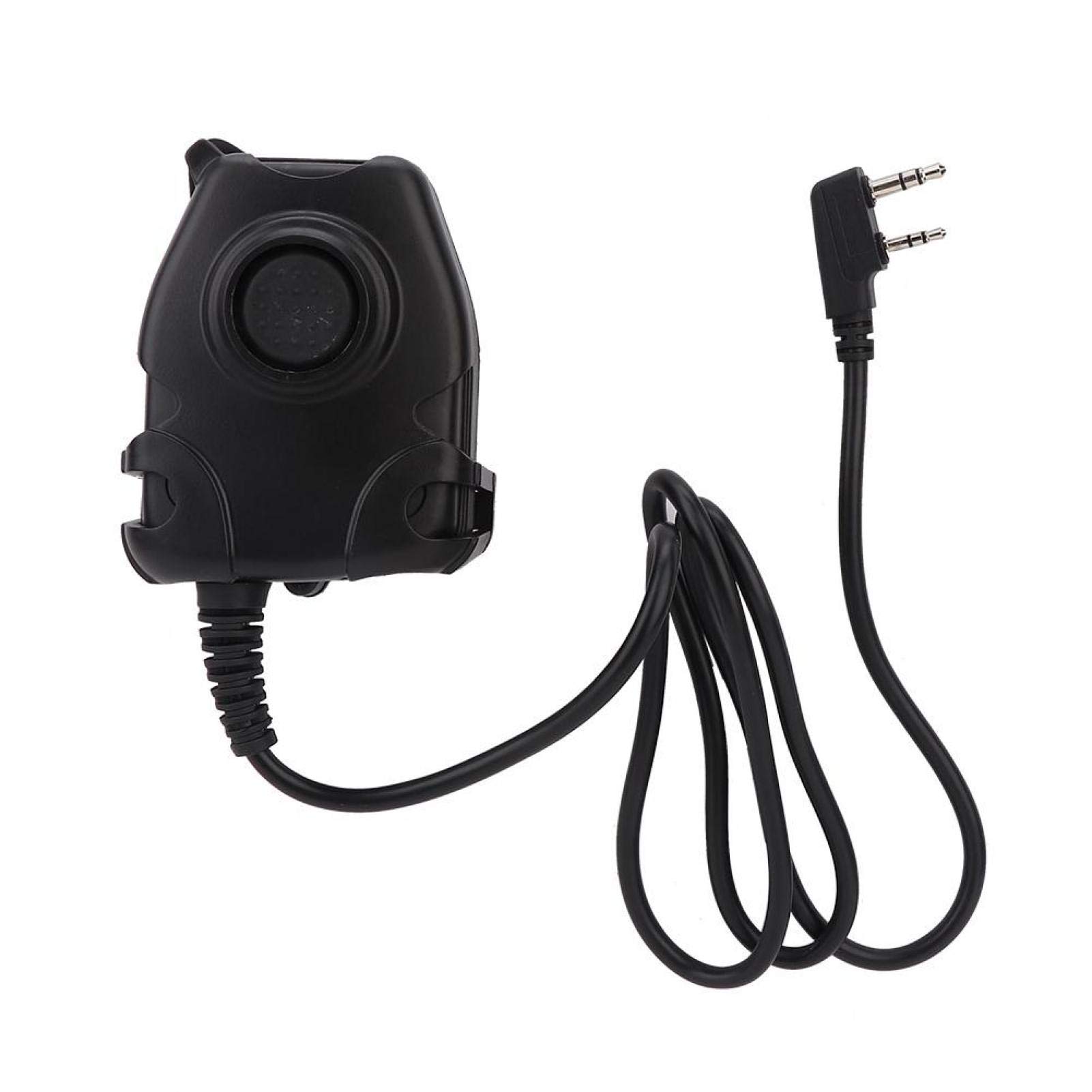 MXZZAND Z Tactical Headset with ABS Material Adapter & PTT Cable - Compatible with BF Two-Way Radios for Military, Security & Outdoor Communication