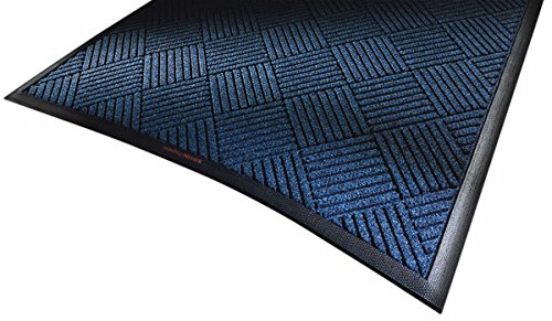 Premium Waterhog Premier Khaki 3' x 10' Non-Slip Entrance Mat with Rubber Border - Heavy Duty Doormat for High Traffic Areas, Homes & Offices - Indoor/Outdoor Use for Mud, Water & Dirt Protection
