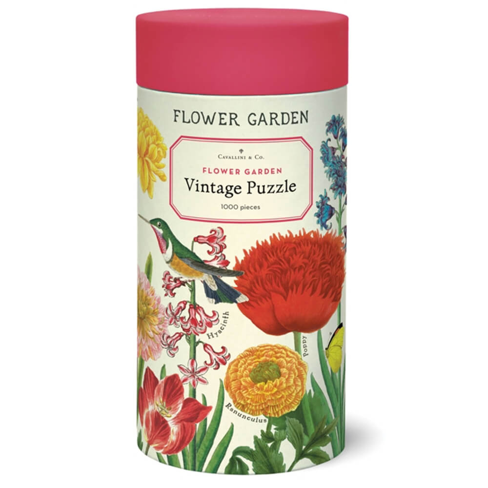 1000 Piece Flower Garden Jigsaw Puzzle for Adults - Beautiful Floral Landscape Puzzle for Relaxation & Home Decor