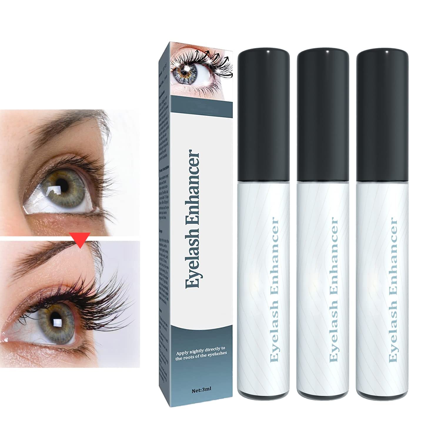 Lashiology Eyelash Growth Serum - Natural Lash & Brow Enhancer for Longer, Thicker Lashes & Eyebrows | Perfect for Daily Use & Special Occasions