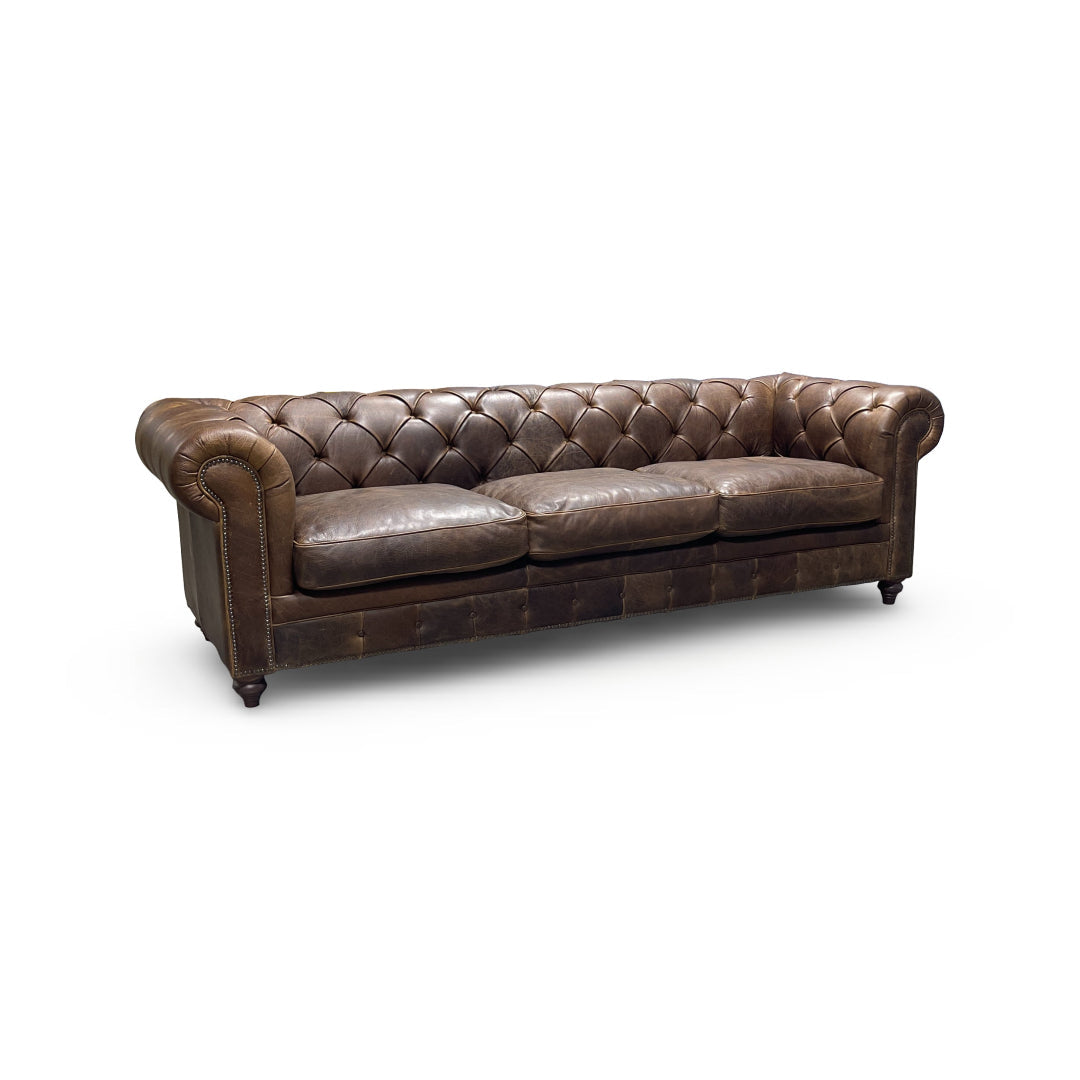 Luxury Manchester Genuine Leather Sofa - Modern & Comfortable Living Room Furniture for Home & Office Use