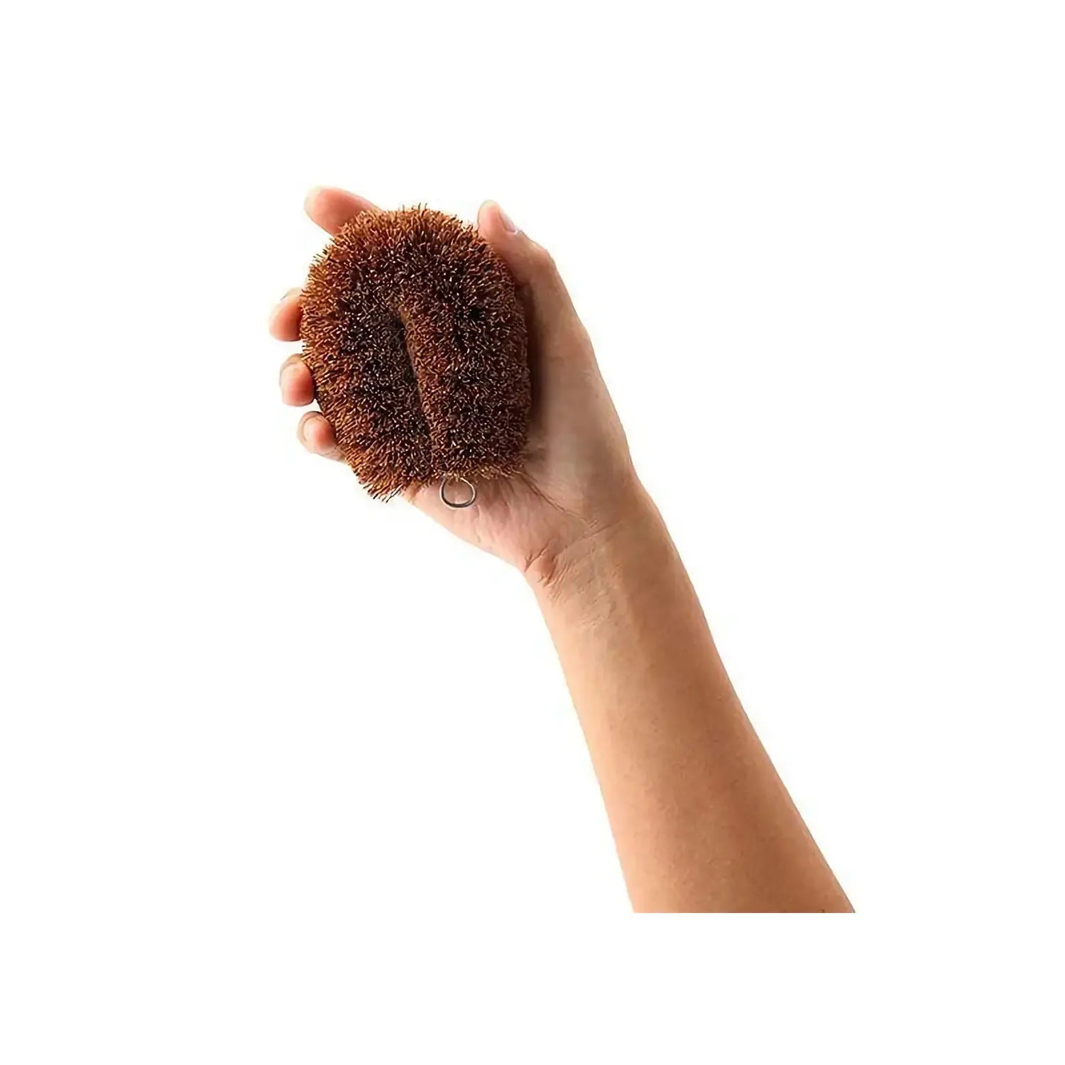 Original Kamenoko Tawashi Natural Palm Fiber Dish Scrubber - Eco-Friendly Kitchen Brush for Pots, Pans & Dishes - Perfect for Non-Stick Cookware Cleaning