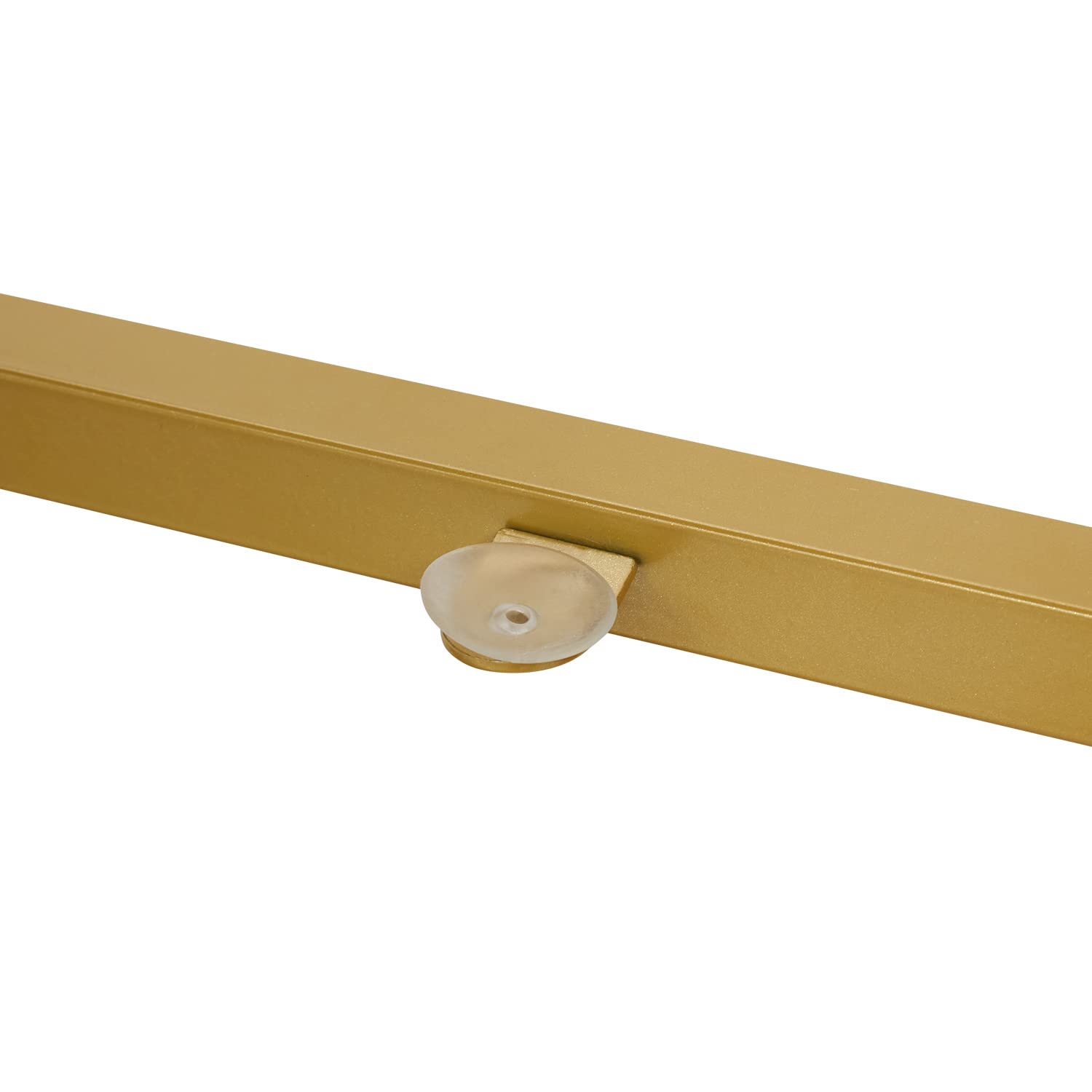 Modern Brass Accent Coffee Table with Storage Shelf - 2-Tier Tempered Glass Center Table for Living Room, Office & Waiting Areas - Black & Gold Finish - Perfect for Small Spaces, Home Decor & Hospitality Settings