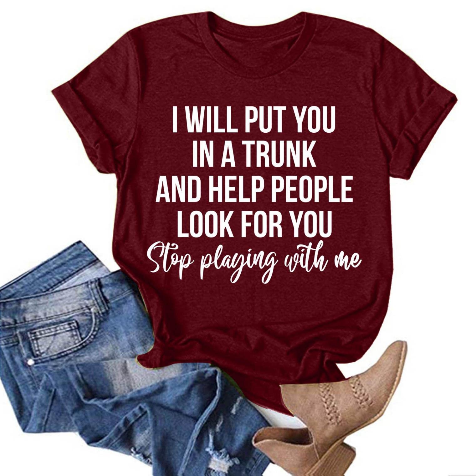 Women's Summer Graphic Letter Print T-Shirts - Casual Athletic Funny Short Sleeve Tee Tops for Workout, Travel & Everyday Wear