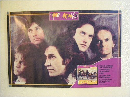 The Kinks Poster - High Quality Band Shot from 'State of Confusion' Album | Perfect for Music Lovers, Rock Fans & Home Decor