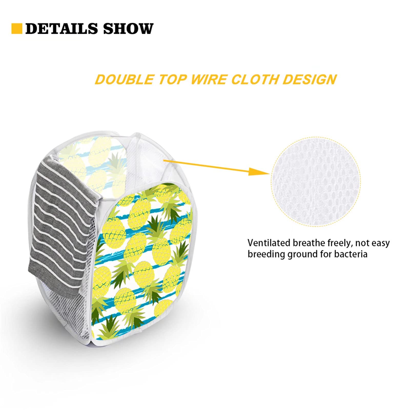 Colorful Foldable Mesh Laundry Basket with Puppy Paw Print - Pop-Up Dirty Clothes Hamper for Bedroom, Bathroom & Dorm Organization | Pet Lover Gift Idea