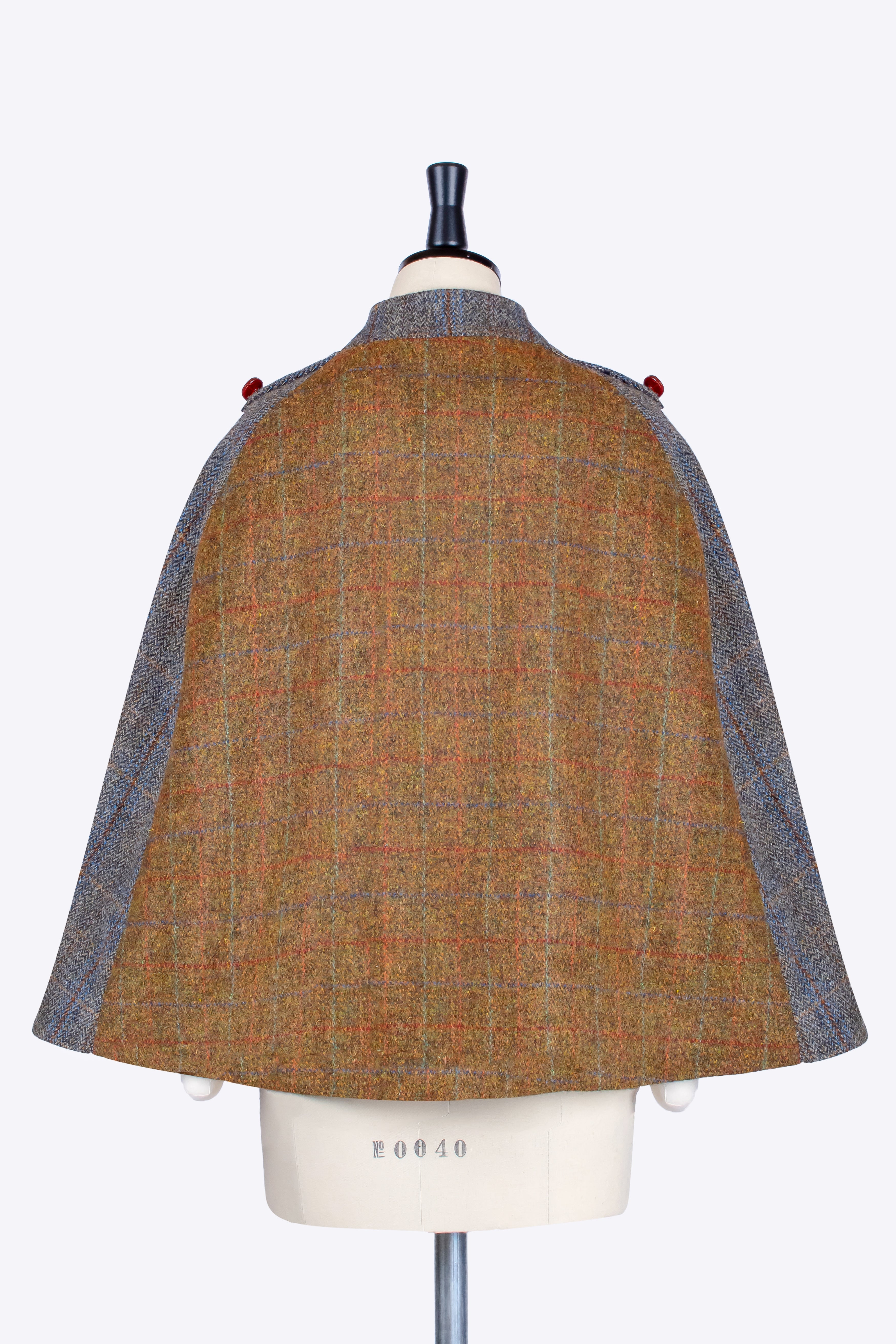 Rust & Sage Short Cape - Stylish & Lightweight Outerwear for Women | Perfect for Fall Layering, Outdoor Adventures & Casual Wear