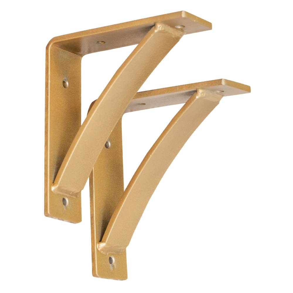 Heavy Duty Steel Shelf Brackets 2 Pack - 8