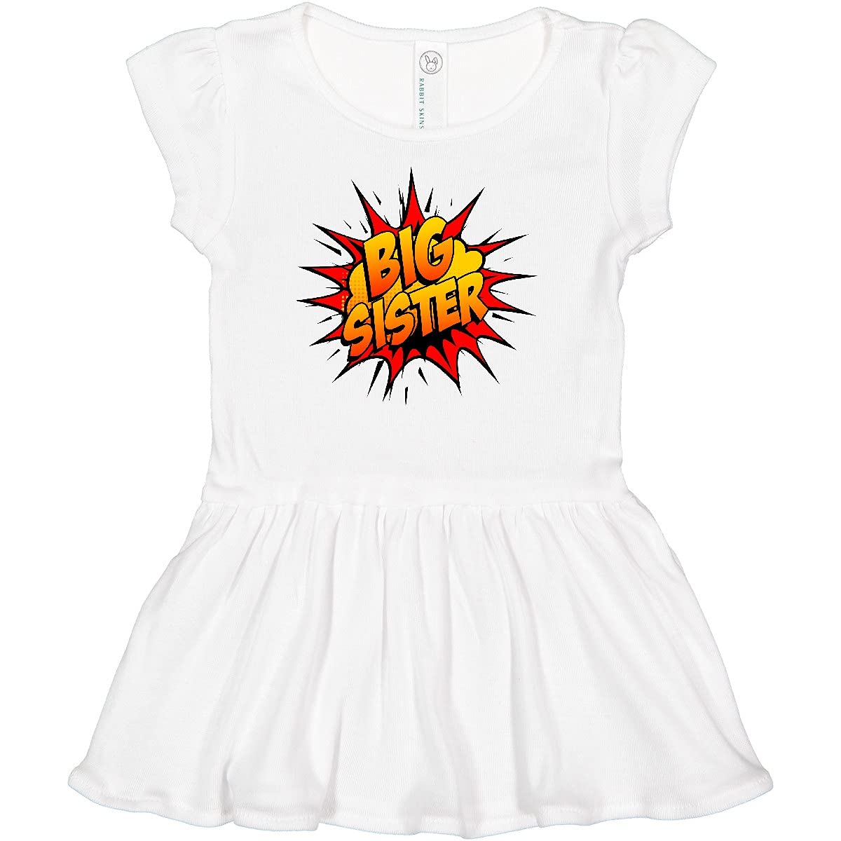 Inktastic Big Sister Super Hero Infant Dress - Cute Baby Girl Outfit for Sibling Bonding & Special Occasions