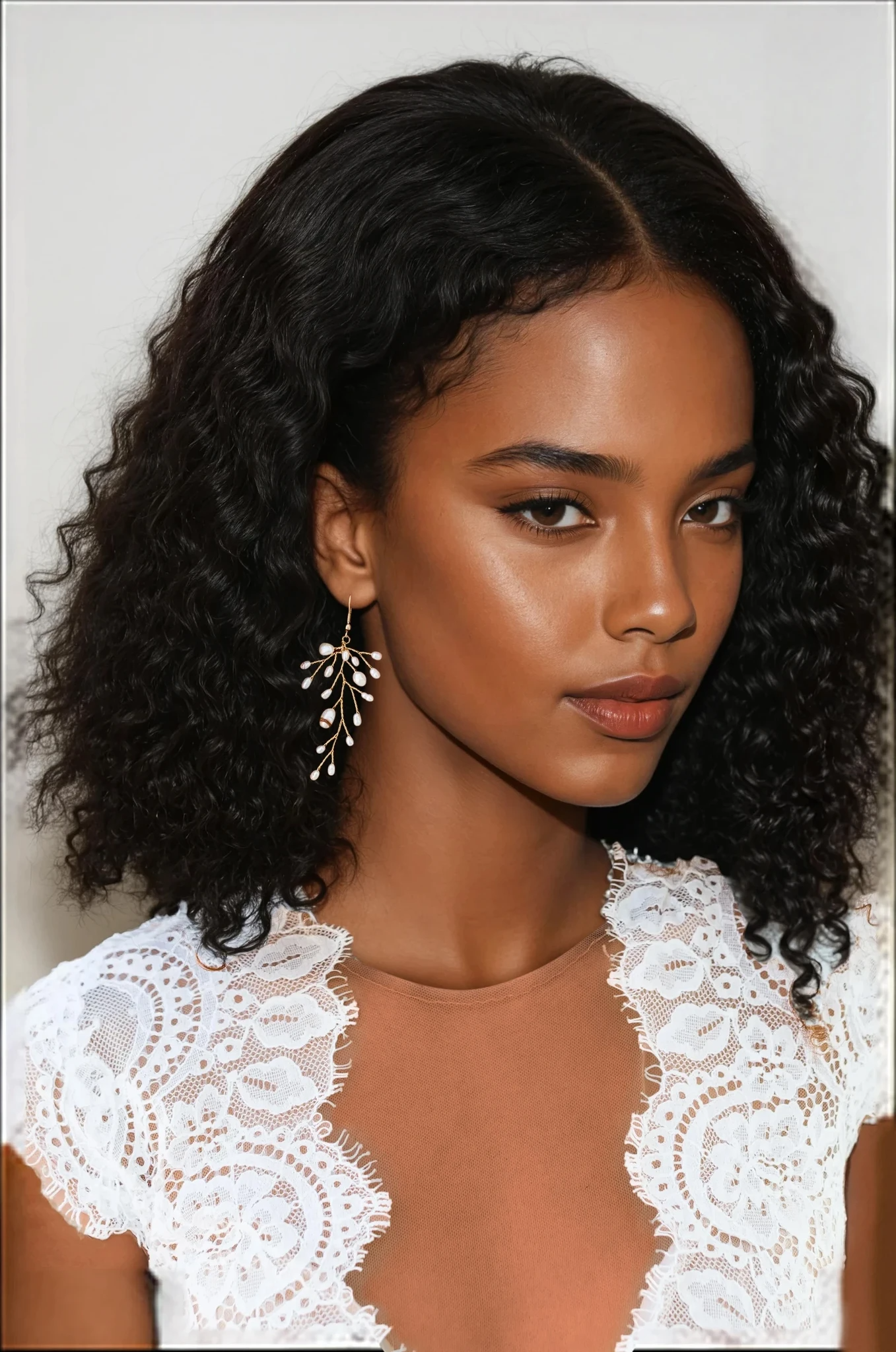 KEHLANI Elegant Gold Plated Hoop Earrings for Women - Trendy Dangle Drop Earrings for Party, Wedding & Everyday Wear